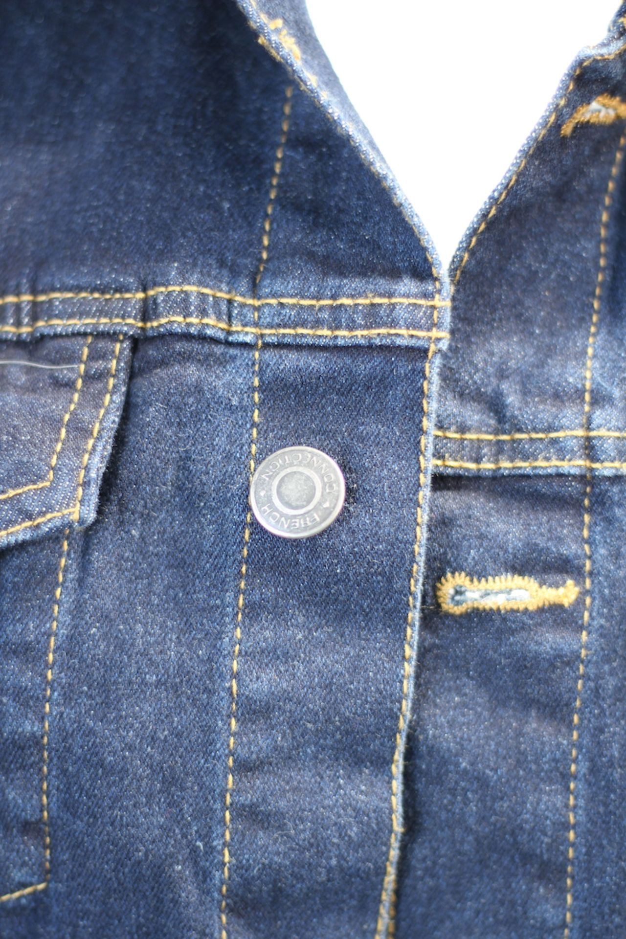 FRENCH CONNECTION DENIM JACKET, Colour : DENIM DARK BLUE, AGE: UNKNOWN, SIZE: MEDIUM, CONDITION - Image 2 of 3