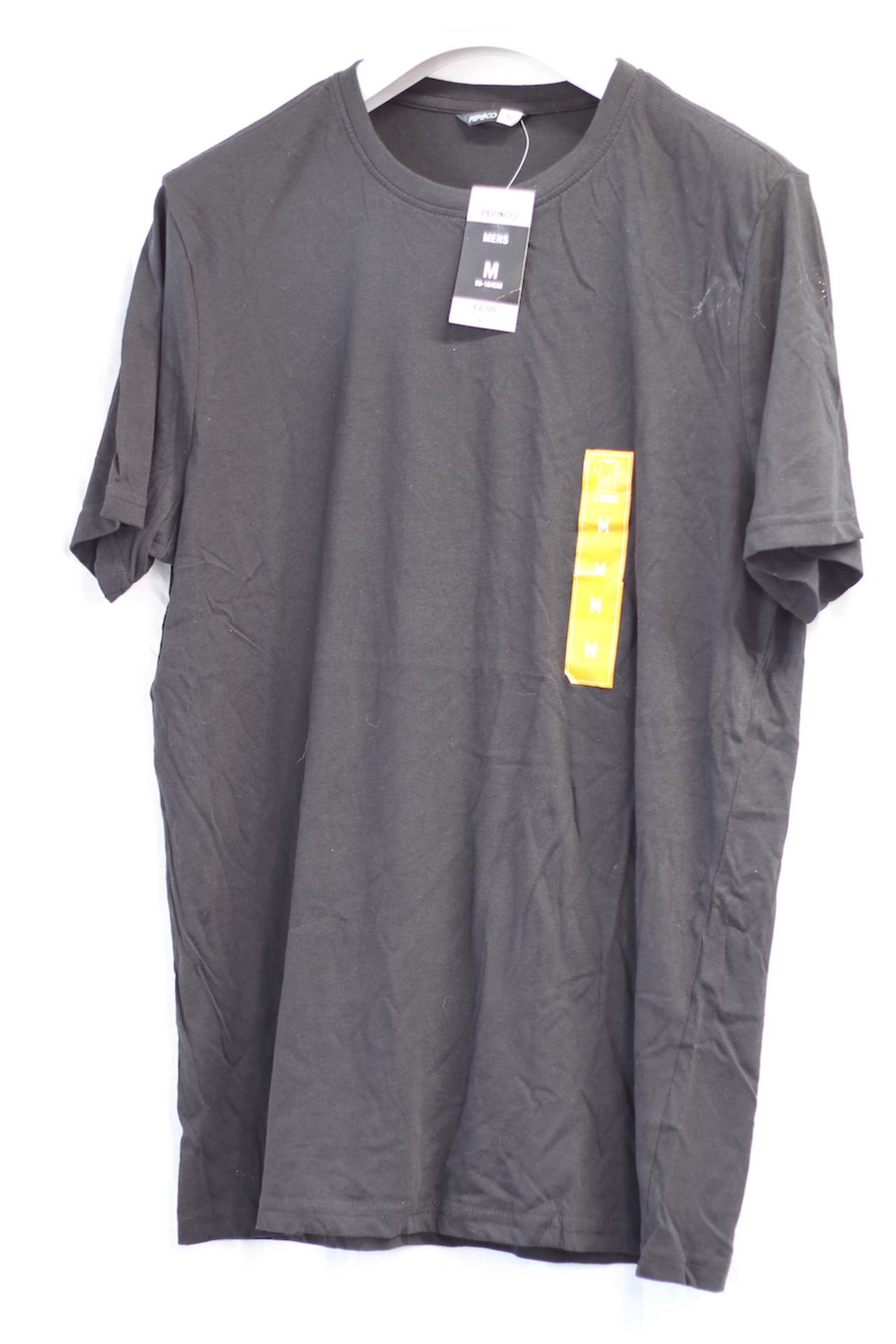 PEPCO MENS T-SHIRT NEW WITH LABELS, Colour : BLACK, AGE: UNKNOWN, SIZE: MEDIUM, CONDITION GRADE: 1