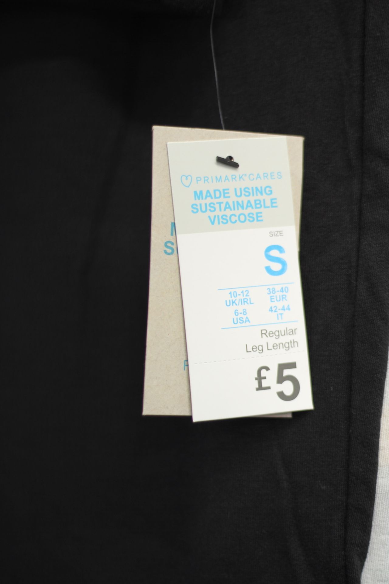 PRIMARK LEGGINGS NEW WITH LABELS, Colour : BLACK, AGE: UNKNOWN, SIZE: 10-Jan, CONDITION GRADE: 1 - Image 2 of 2