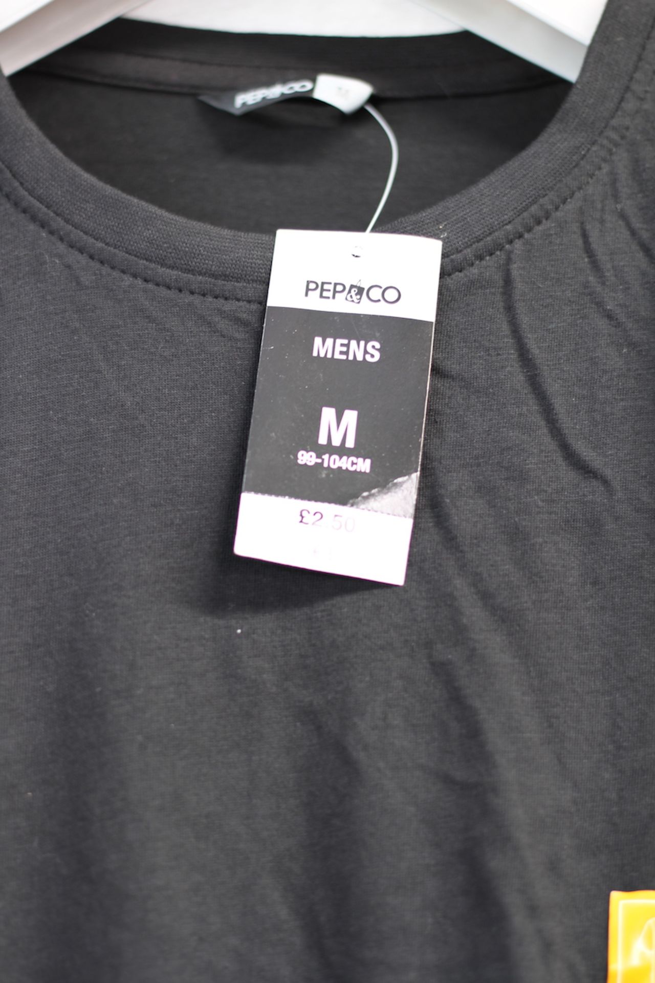 PEPCO MENS T-SHIRT NEW WITH LABELS, Colour : BLACK, AGE: UNKNOWN, SIZE: MEDIUM, CONDITION GRADE: 1 - Image 2 of 3