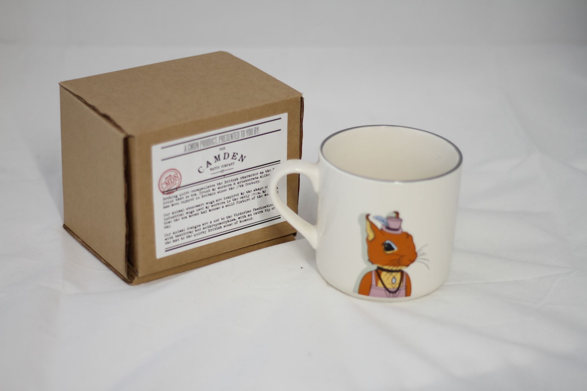 CAMDEN WATCH COMPANY GIRL SQUIRREL MUG SEALED NEW, Colour : WHITE, AGE: UNKNOWN, SIZE: UNKNOWN,