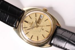 VINTAGE OMEGA AUTOMATIC CHRONOMETER CONSTELLATION REFERENCE 168.019 CIRCA 1968, circular gilt