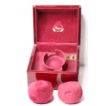 RAPPORT AUTOMATIC WATCH WINDER, single watch winder, red velvet interior, lacquer wood outer finish,