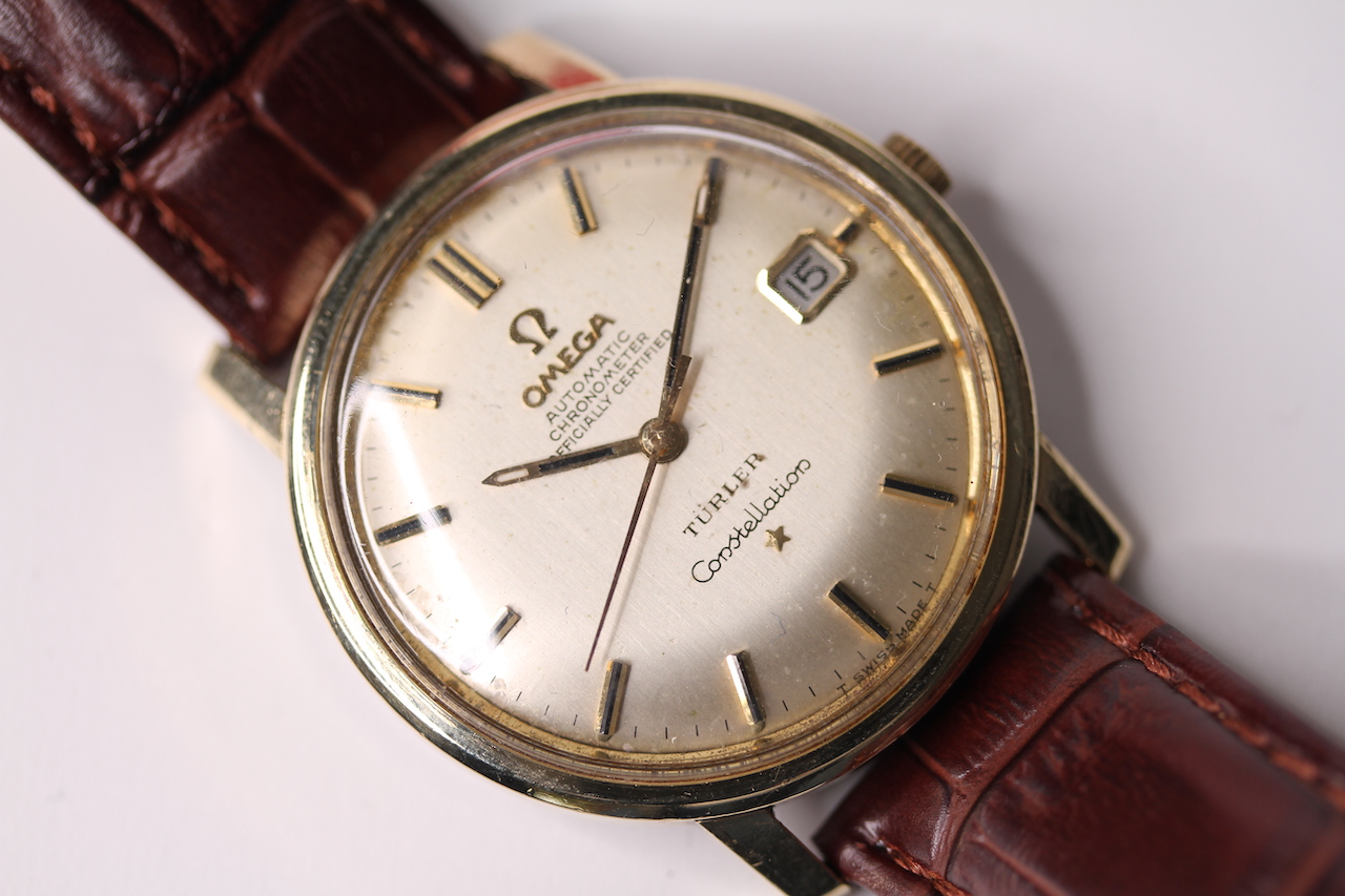 VINTAGE OMEGA X TURLER AUTOMATIC CHRONOMETER CONSTELLATION REFERENCE 168.010, circular silvered - Image 6 of 6