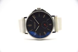 GENTLEMAN'S 2017 NOMOS AHOI ATLANTIK DATUM 553, AUTOMATIC NOMOS DUW 5101, 40MM STAINLESS STEEL,