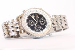 BREITLING MONTBRILLIANT 1461 JOURS MOON PHASE REFERENCE A19370, circular two tone dial, three