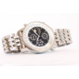 BREITLING MONTBRILLIANT 1461 JOURS MOON PHASE REFERENCE A19370, circular two tone dial, three