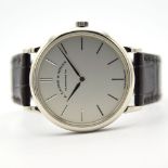 GENTLEMAN'S A.LANGE & SOHNE SAXONIA THIN, 18K WHITE GOLD 37MM, REF. 201.027, JANUARY 2019 BOX AND
