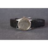 GENTLEMENS TUDOR OYSTER PRINCE 'LINEN DIAL' AUTOMATIC WRISTWATCH REF. 7965, circular silver linen