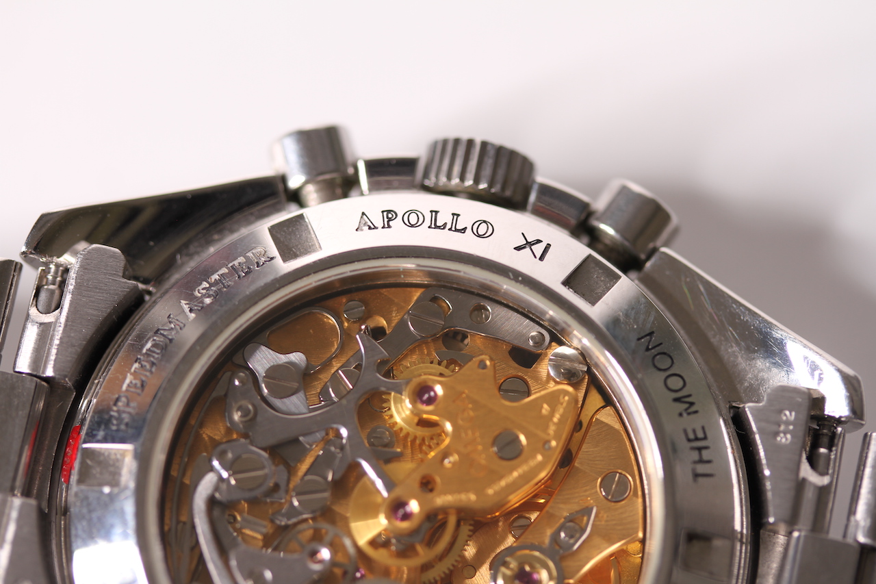 LIMITED EDITION OMEGA SPEEDMASTER APOLLO XI MOON WATCH CIRCA 1992 REFERENCE 345.0808, circular black - Image 5 of 10