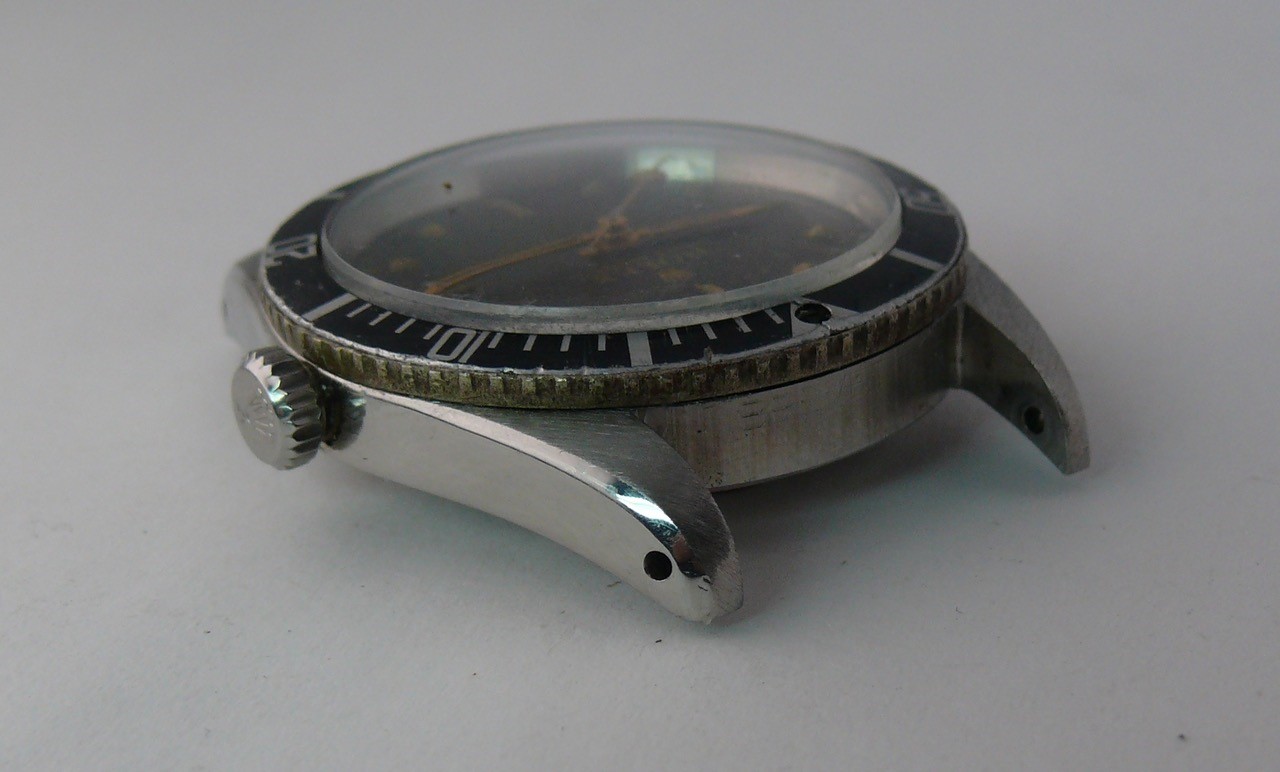 Vintage 1955 Rolex Submariner BREVET + 6205. Both numbers clearly legible. Original dial and hands - Image 8 of 21