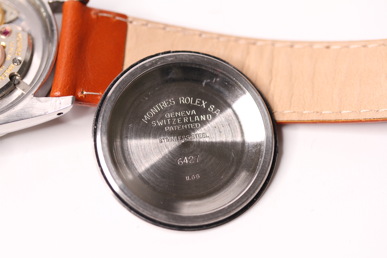 VINTAGE ROLEX OYSTER ROYAL REFERENCE 6426 CIRCA 1966, silver dial, baton and coffin hour markers, - Image 4 of 5