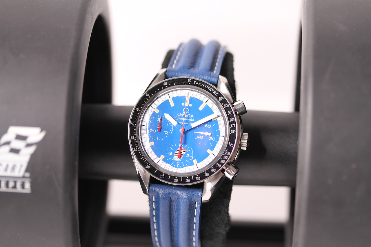 LIMITED EDITION OMEGA SPEEDMASTER INDY CART 500 WITH BOX CIRCA 1997 REFERENCE 175.0032.1/33.1, - Image 2 of 6
