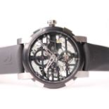 ROMAINE JEROME LIMITED EDITION SKYLAB BATMAN OF 75PCS REFERENCE RJMAU3004, skeletonised dial,