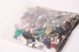 A Large parcel of mixed gemstones and pearls,