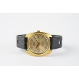 GENTLEMENS ASTRAL AUTOMATIC DATE WRISTWATCH, circular champagne dial with gold tone hour markers and