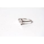 0.50ct marquise cut diamond ring, in 18ct white gold , estimated diamond grade G/H - Vs,Si, new