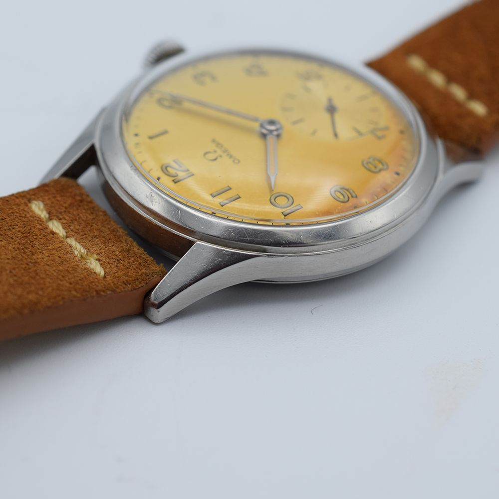 GENTLEMAN'S OMEGA TROPIC DIAL, REF. 2622-1, MANUALLY WOUND OMEGA CAL. 265, CIRCA. 1947, 35MM STEEL - Image 9 of 10