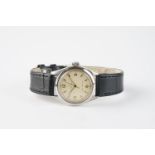 GENTLEMENS ROLEX OYSTER ROYAL SHOCK RESISTING WRISTWATCH REF. 6244, circular patina dial with
