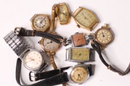 *TO BE SOLD WITHOUT RESERVE*Group of 9 ladies watches circa 20s/30s