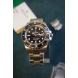 SPECIAL ROLEX ANNIVERSARY SEA-DWELLER 43 REFERENCE 126600 FULL SET 2017, Black MK1 dial with
