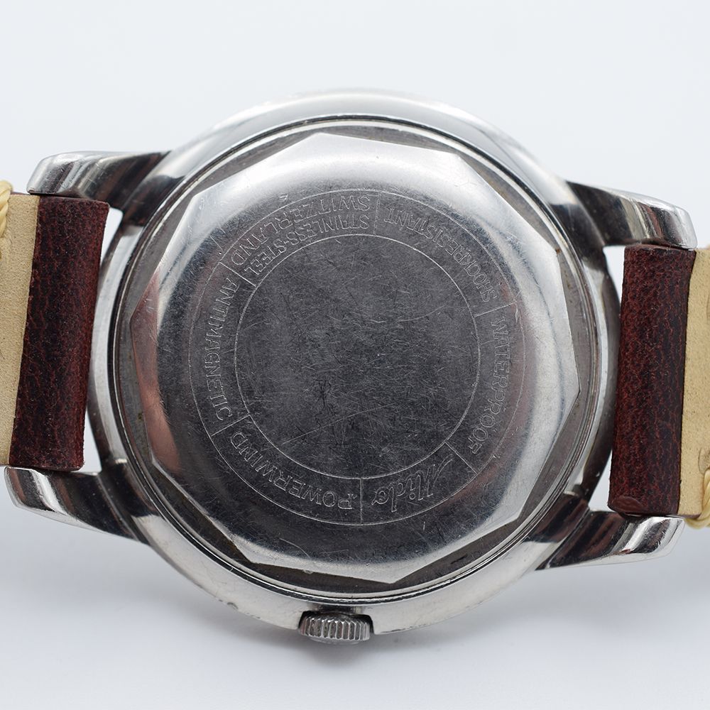 GENTLEMAN'S MIDO MULTIFORT POWERWIND RARE DIAL, REF. 3906, CIRCA. 1950S, AUTOMATIC MIDO CAL. 917P, - Image 9 of 9