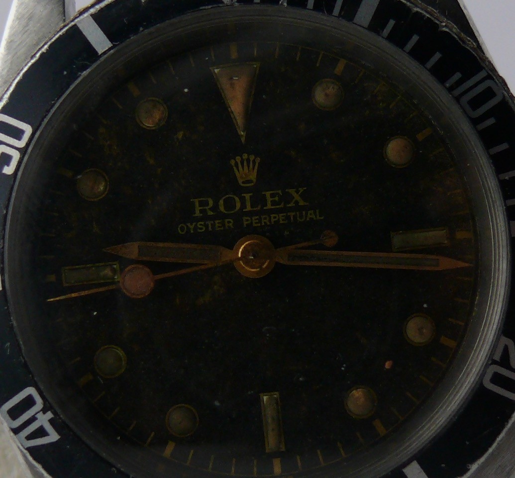 Vintage 1955 Rolex Submariner BREVET + 6205. Both numbers clearly legible. Original dial and hands - Image 14 of 21