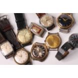 *TO BE SOLD WITHOUT RESERVE*Group of 9 watches, Timex watches, includes vintage marlin. 8 gents, 1