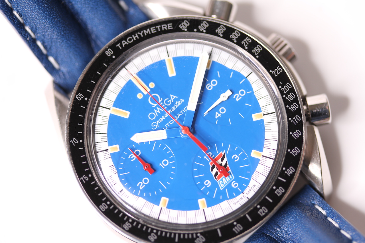 LIMITED EDITION OMEGA SPEEDMASTER INDY CART 500 WITH BOX CIRCA 1997 REFERENCE 175.0032.1/33.1, - Image 5 of 6
