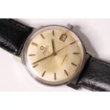 VINTAGE OMEGA AUTOMATIC SEAMASTER REFERENCE 166.002, circular dial with gilt dagger hour markers,