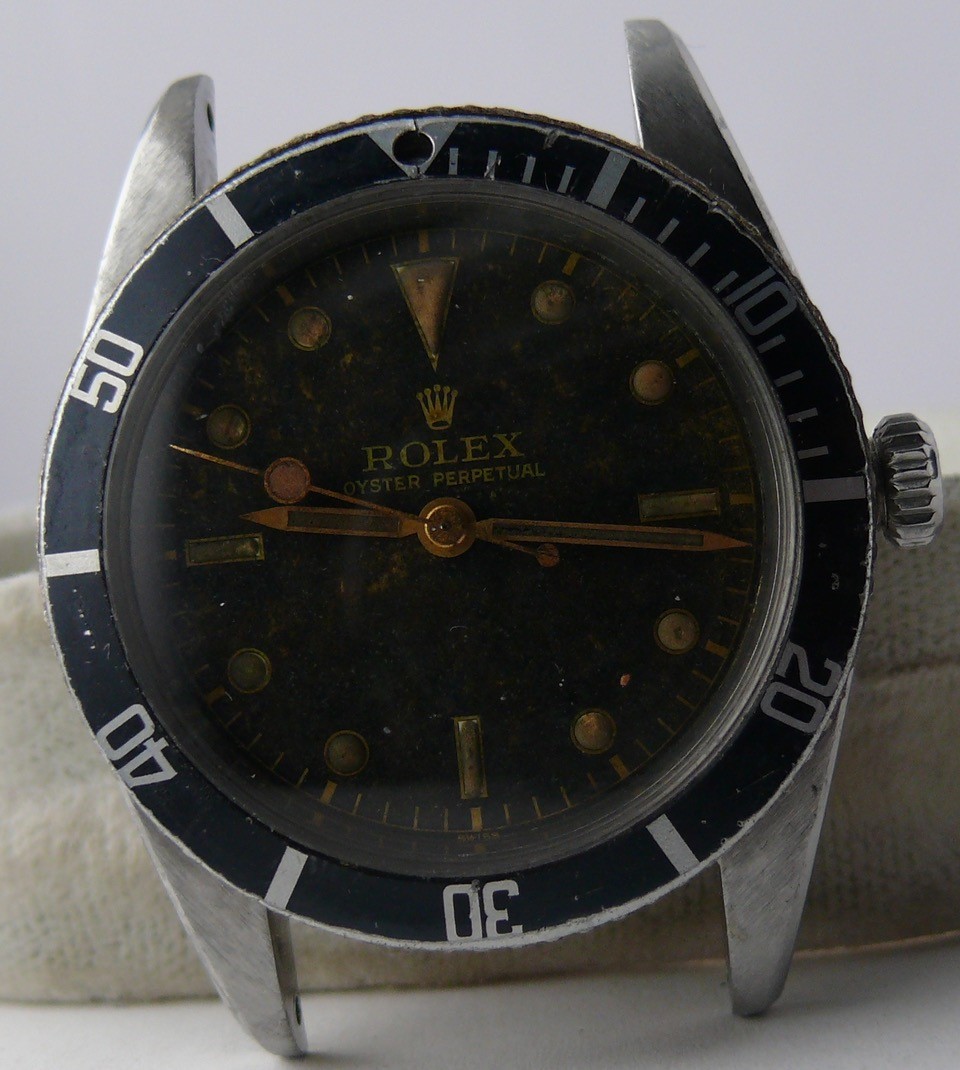 Vintage 1955 Rolex Submariner BREVET + 6205. Both numbers clearly legible. Original dial and hands - Image 15 of 21