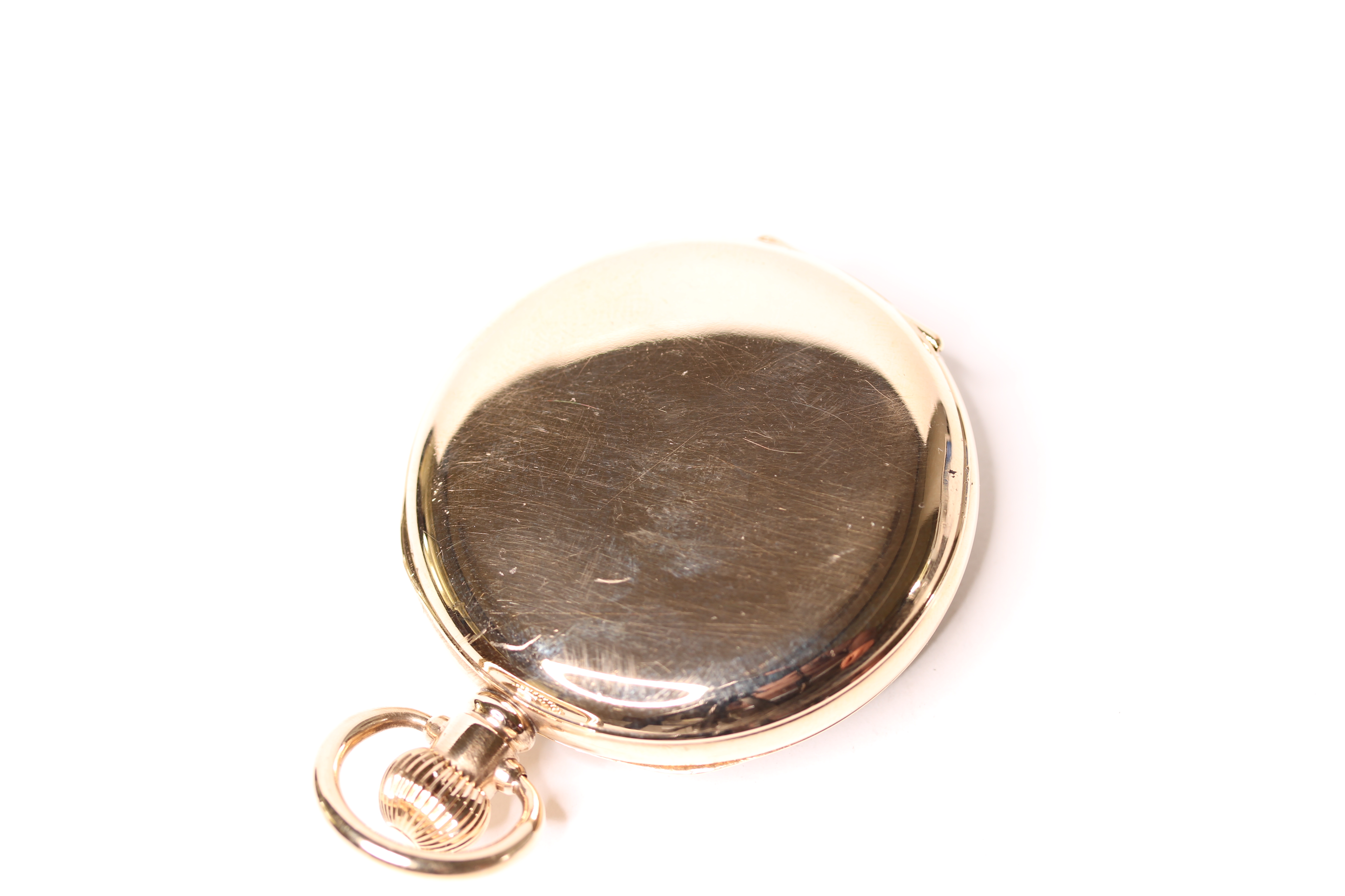 *TO BE SOLD WITHOUT RESERVE* Gents Pocket Watch Record, Gold Plated Open Faced - Image 2 of 3