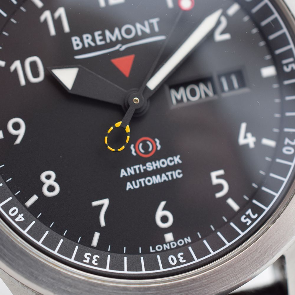 GENTLEMAN'S 2013 BREMONT MARTIN BAKER MBII BLACK, AUTOMATIC BREMONT MODIFIED CAL. 11 1/4" BE-36AE - Image 9 of 10