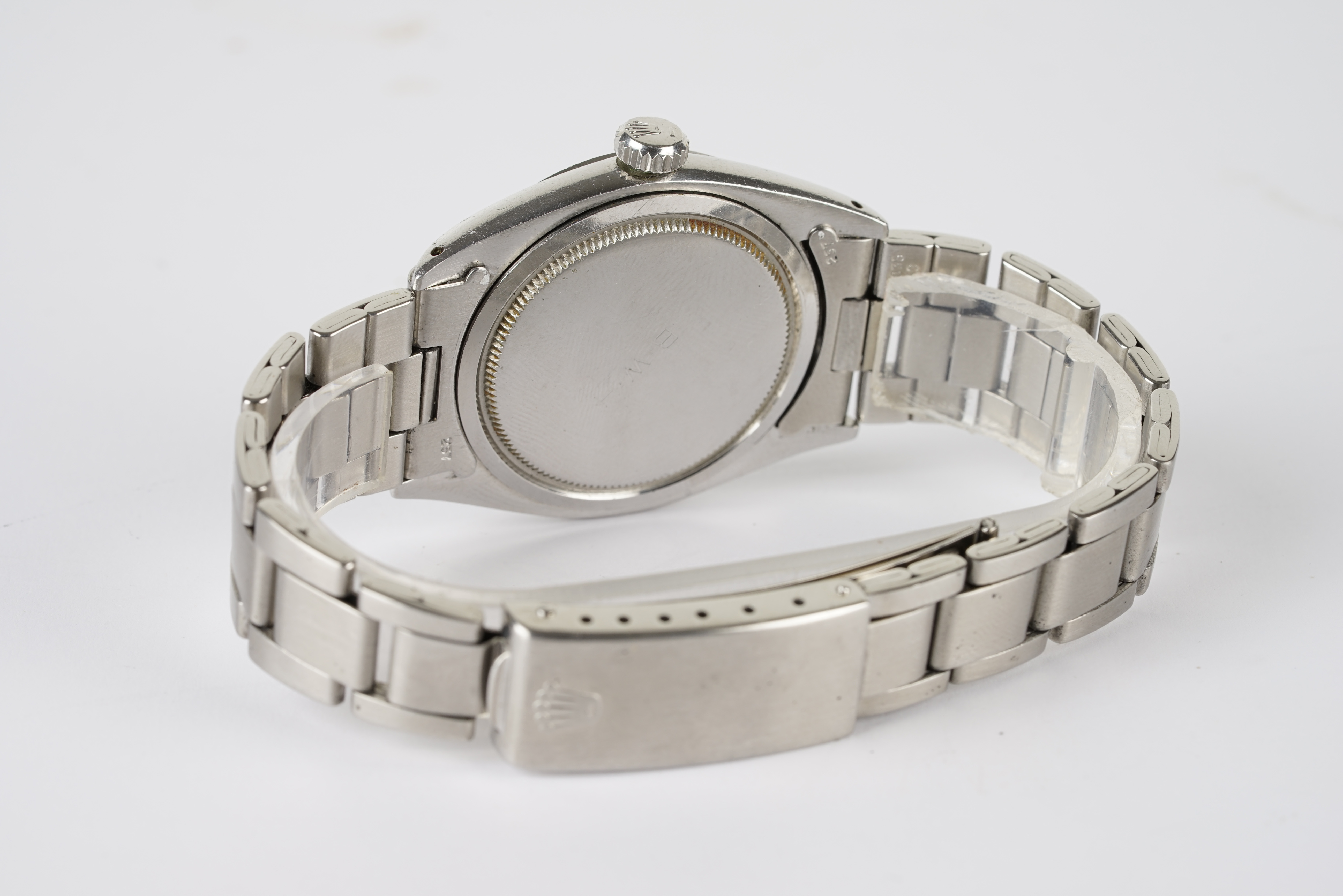 GENTLEMENS ROLEX OYSTER PRECISION WRISTWATCH W/ GUARANTEE REF. 6426, circular silver dial with - Image 2 of 2