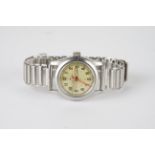 MID SIZE ROLEX OYSTER ROYALITE 24 HR WRISTWATCH REF. 4220, circular two tone 24 hr dial with