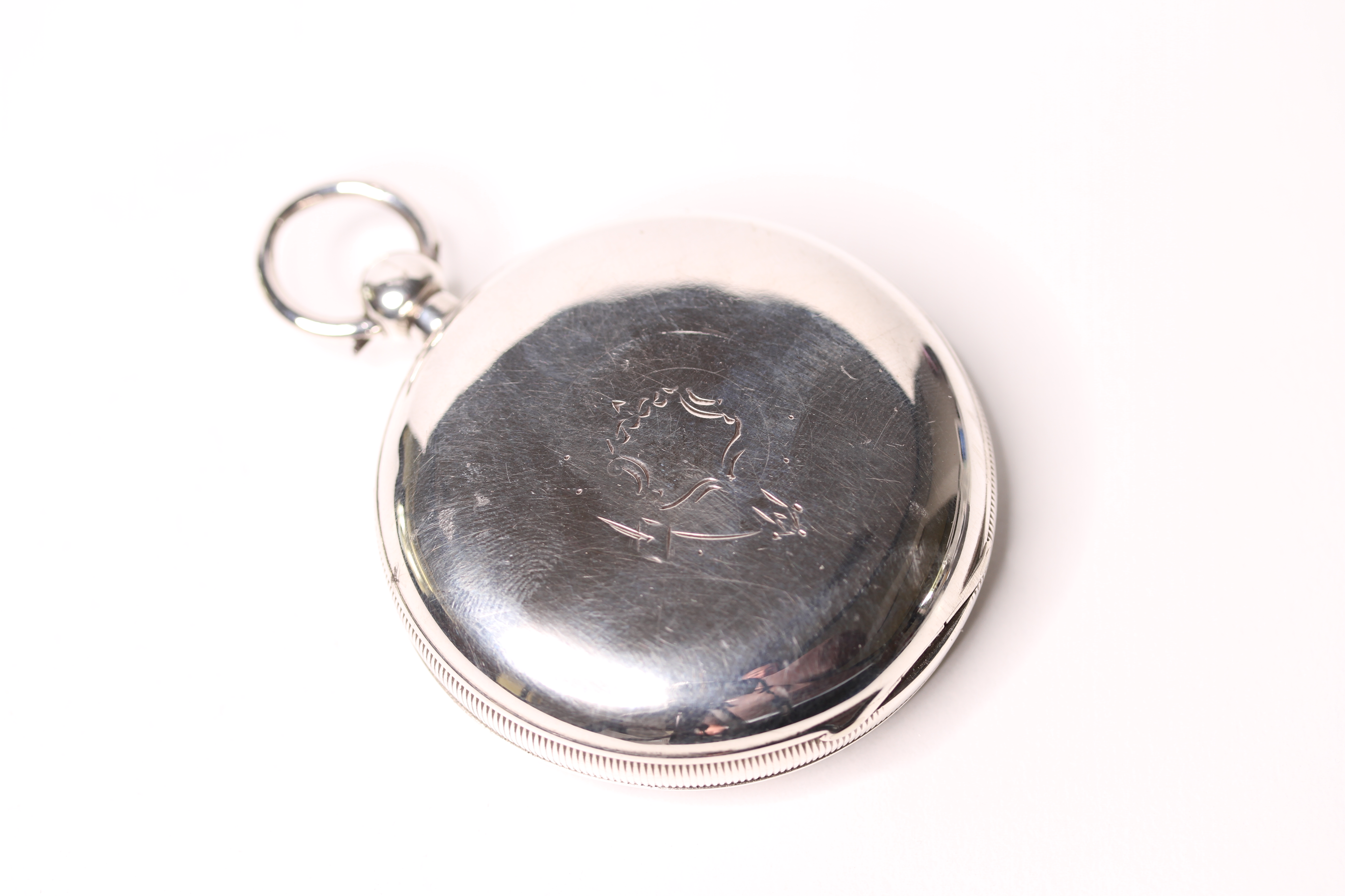 *TO BE SOLD WITHOUT RESERVE*Gents Pocket Watch Waltham USA, Silver Key Wind with Key - Image 2 of 3