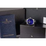 GENTLEMENS ARNOLD & SONS LIMITED EDITION PERPETUAL MOONPHASE WRISTWATCH W/ BOX BOOKLET &