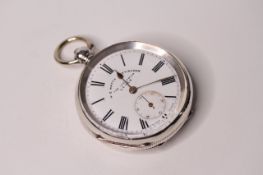 *TO BE SOLD WITHOUT RESERVE*Gents Pocket Watch W.E Watts Nottingham, Greenwhich Lever with Key