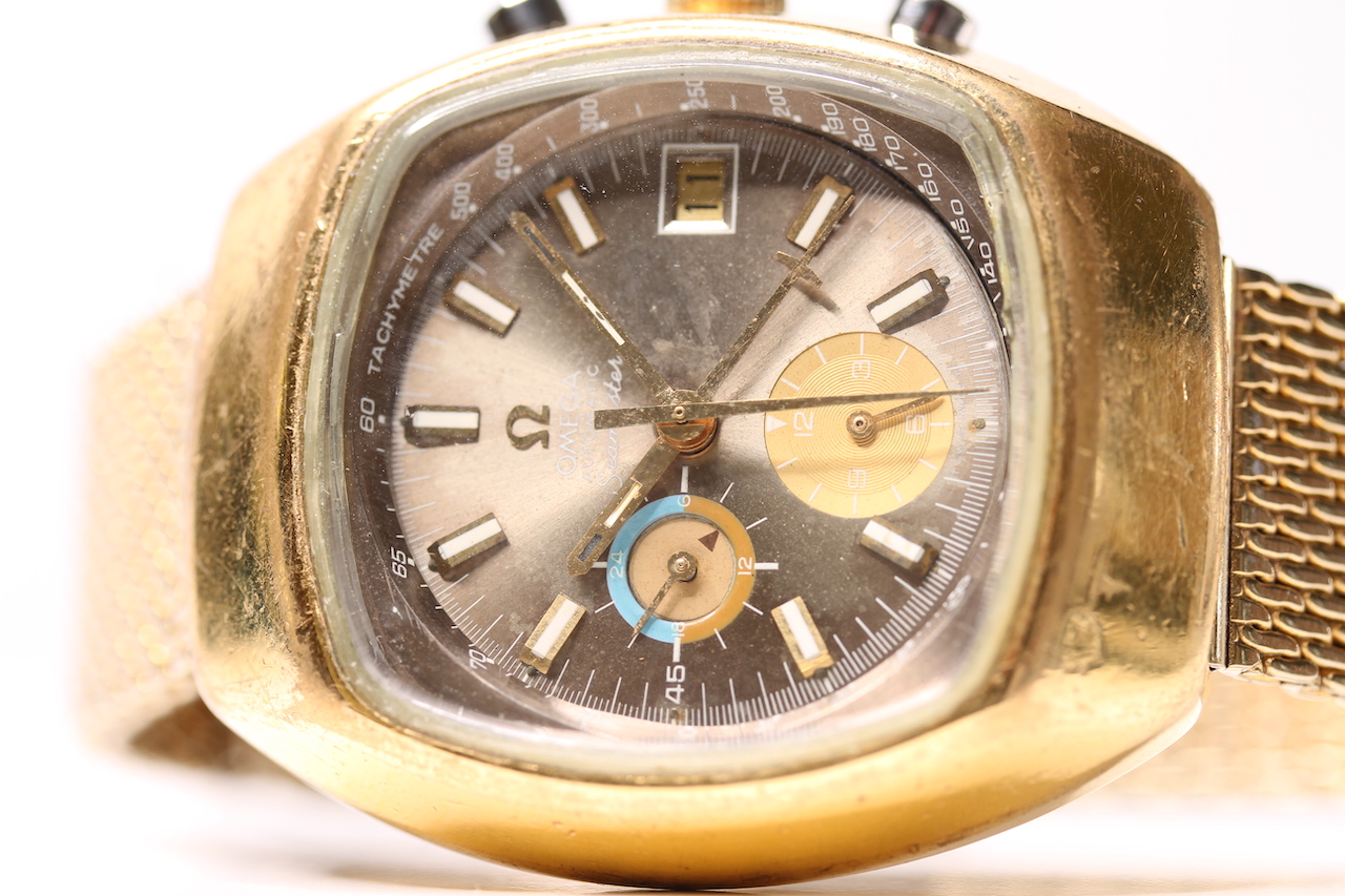 VINTAGE 1970S OMEGA SEAMASTER AUTOMATIC 'JEDI' REFERENCE 176.005, grey cushion stepped dial, - Image 2 of 7