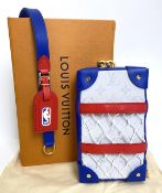 New Unused Louis Vuitton Reference M80101 - LVxNBA Soft Trunk Phone Box bag in Monogram canvas