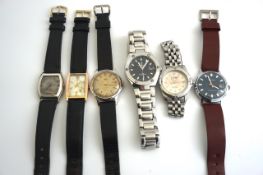BAG OF 6 VINTAGE WRIST WATCHES, INCLUDING SMITHS,
