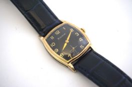 *TO BE SOLD WITHOUT RESERVE* VINTAGE BULOVA DRESS WATCH CIRCA 1940s, black dial with arabic