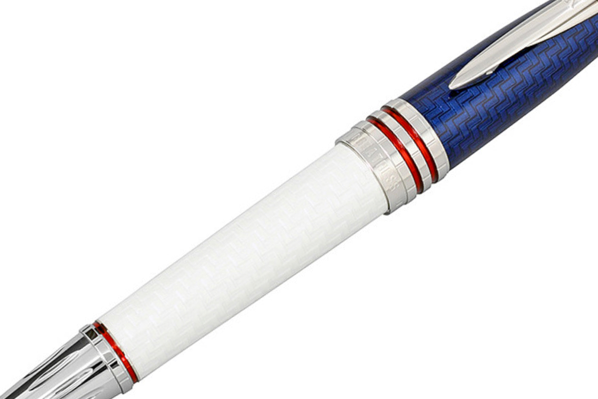 MONT BLANC JOHN F. KENNEDY LIMITED EDITION 1917 FOUNTAIN PEN, multicolour Mont Blanc fountain pen, - Image 4 of 5
