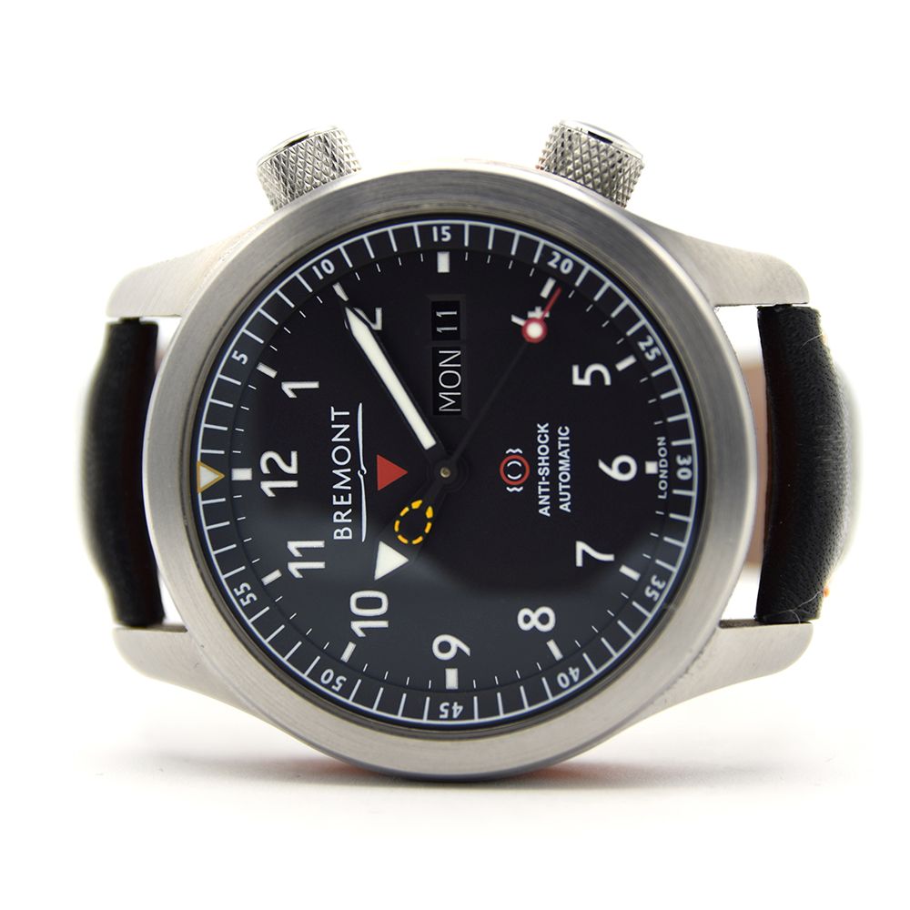 GENTLEMAN'S 2013 BREMONT MARTIN BAKER MBII BLACK, AUTOMATIC BREMONT MODIFIED CAL. 11 1/4" BE-36AE