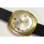 *TO BE SOLD WITHOUT RESERVE* MUDU DOUBLEMATIC WRIST WATCH, circular silver dial with gold baton hour