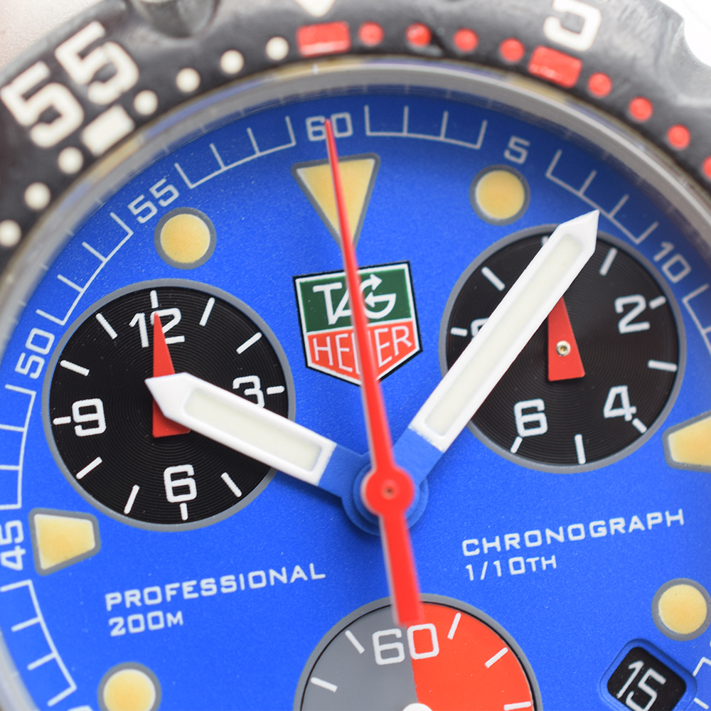 GENTLEMAN'S TAG HEUER FORMULA 1 BLUE CHRONOGRAPH, REF. CA1210-1, CIRCA. LATE 1990S, 38MM SWISS - Image 4 of 8