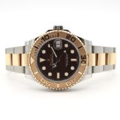ROLEX YACHT-MASTER 37MM TWO-TONE, REF. 268621, DECEMBER 2017 BOX & PAPERS, AUTOMATIC ROLEX CAL.