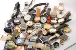 BAG OF QUARTZ WRIST WATCHES INCLUDING CITIZEN, CASIO AND JUNGHANS, variety of wrist watches on