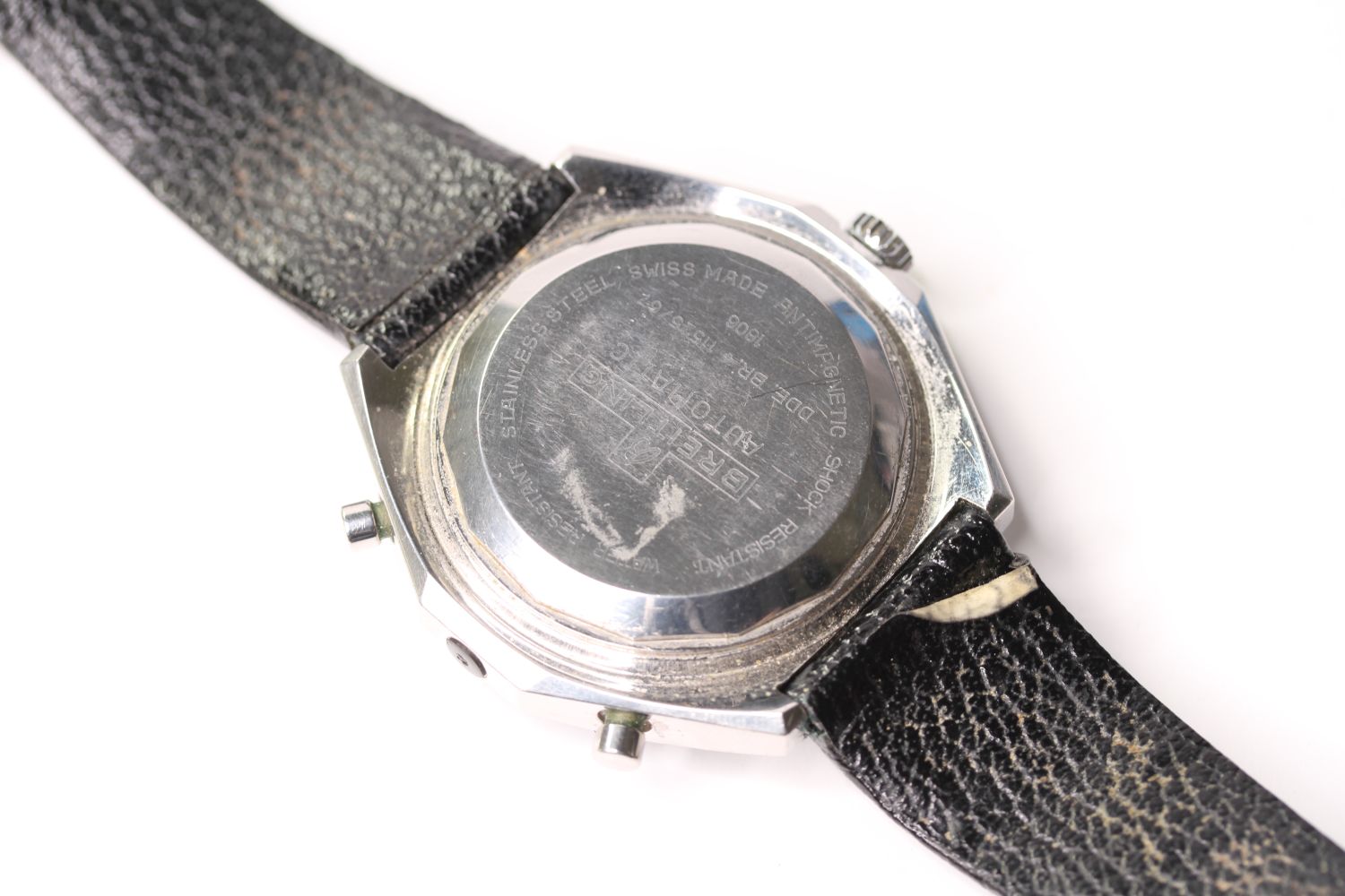GENTS BREITLING NAVITIMER DDE BR 1152-67, circular black and white dial with illuminated hands, - Image 2 of 4