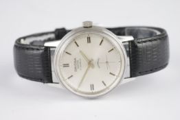 GENTLEMENS ORIOSA WRISTWATCH CIRCA 1960, circular silver dial with applied hour markers and hands,